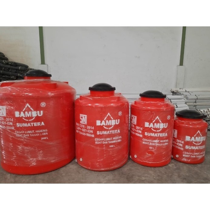 BACA DESKRIPSI Tangki Air Tandon Air Bambu Sumatera 250 / 500 / 1000 / 2000 liter