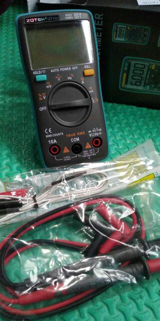 Original Digital Avometer Zotek Zt102 Multitester Digital Zt 102