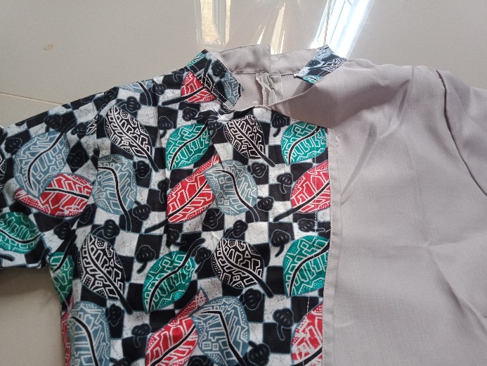 Baju Batik Wanita Modern Tunik Batik Modern Batik Kombinasi Kerja