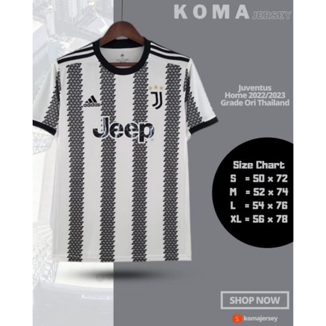 JERSEY JUVENTUS HOME GRADE ORI IMPORT 2022/2023
