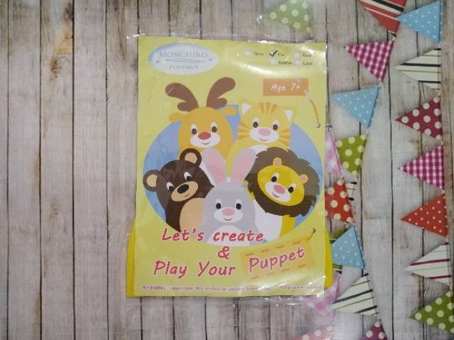 Mainan edukasi/edukatif boneka tangan dari flanel - diy aktivitas anak