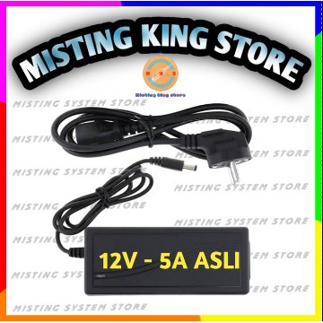 ADAPTOR 12V 5A 7A MURNI POMPA DC CCTV MISTING MIST NOZZLE - 5A 7A