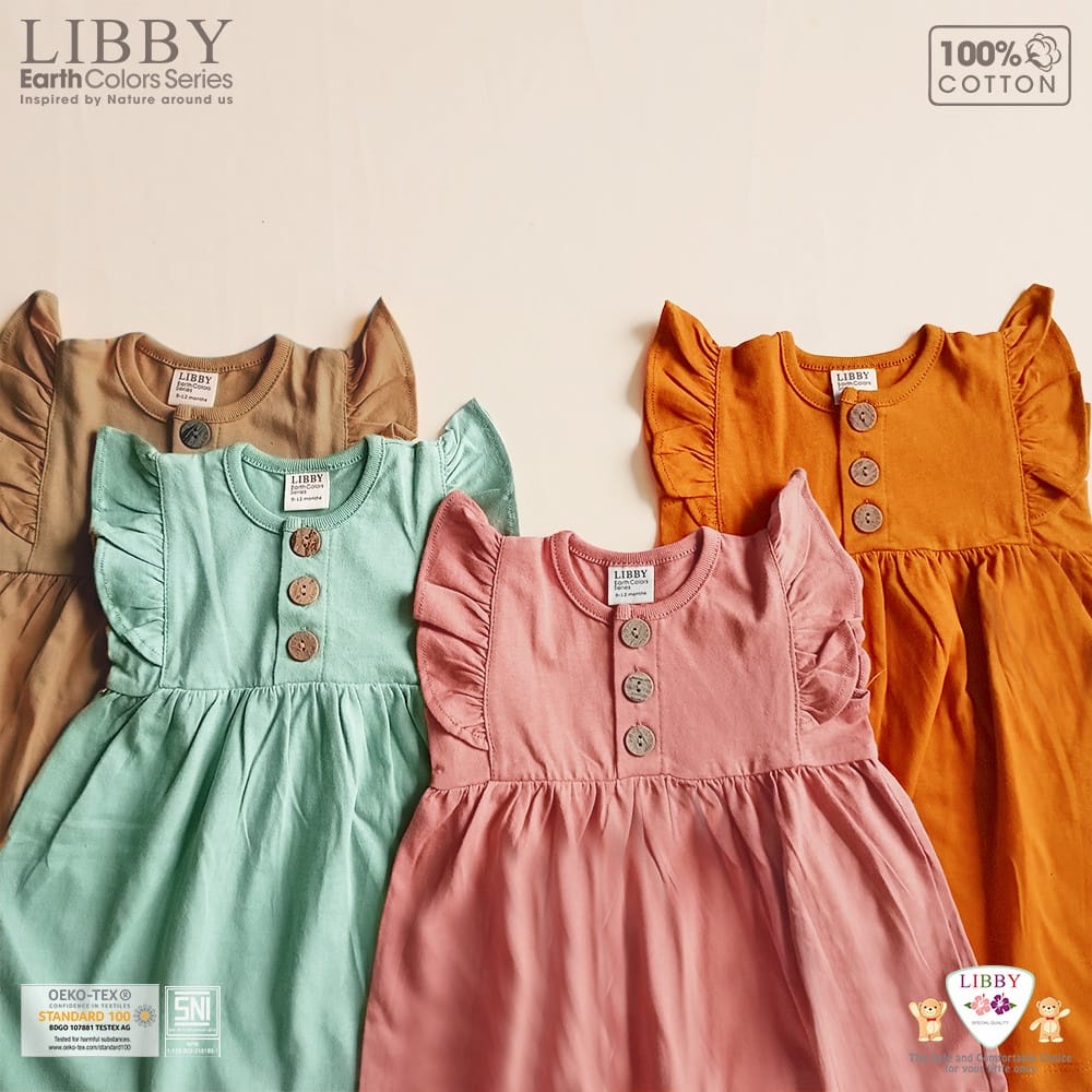 Libby Nara Dress Earth Color Series - Per 1 Pcs