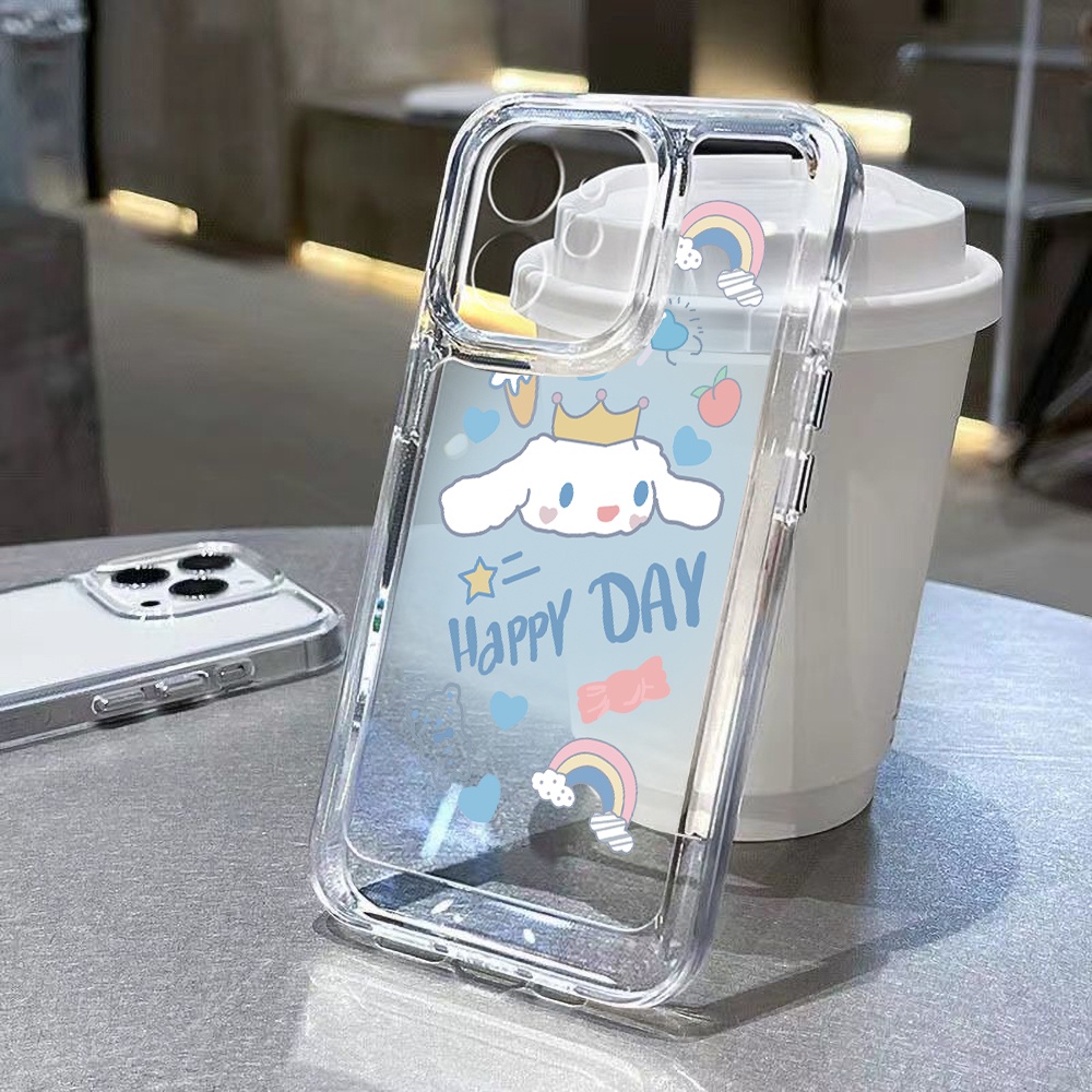 Case Bahan Akrilik TPU Transparan Tahan Banting Untuk iPhone 11 Pro Max 13 Pro 12 Pro XS Max XR X 8 Plus 7 Plus SE 2020 2022