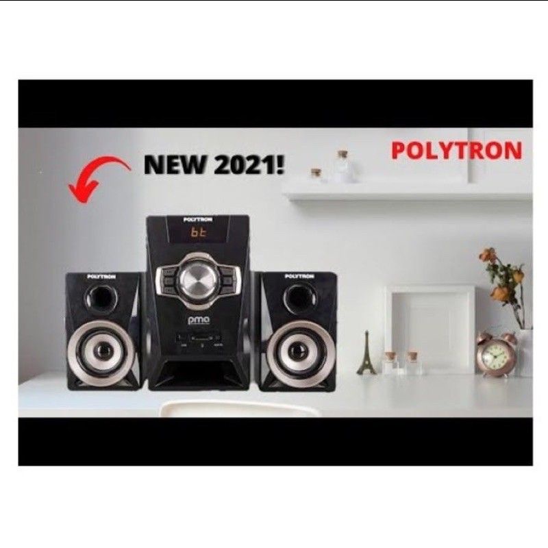SPEAKER POLYTRON TERBARU PMA 9311 BLUETOOTH USB FM RADIO GARANSI RESMI PMA9311