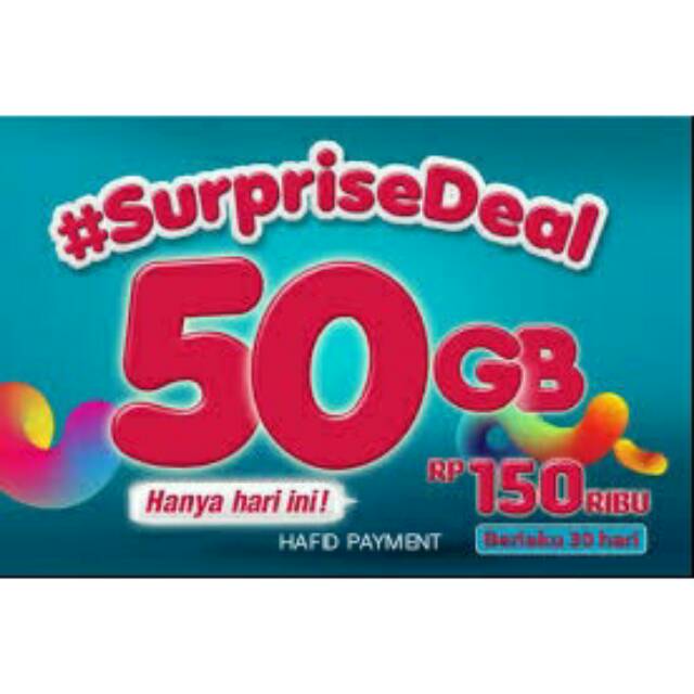 PAKET INTERNET TELKOMSEL 50GB HP50