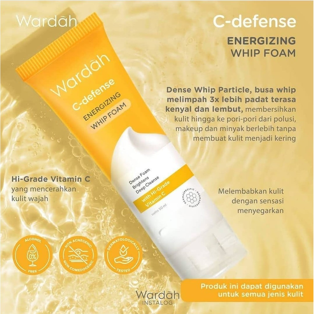 WARDAH C-Defense Energizing Whip Foam 50 ml