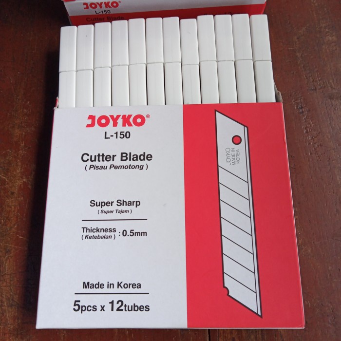 

Produk Unggulan Isi Cutter Joyko L 150 Besar Murah