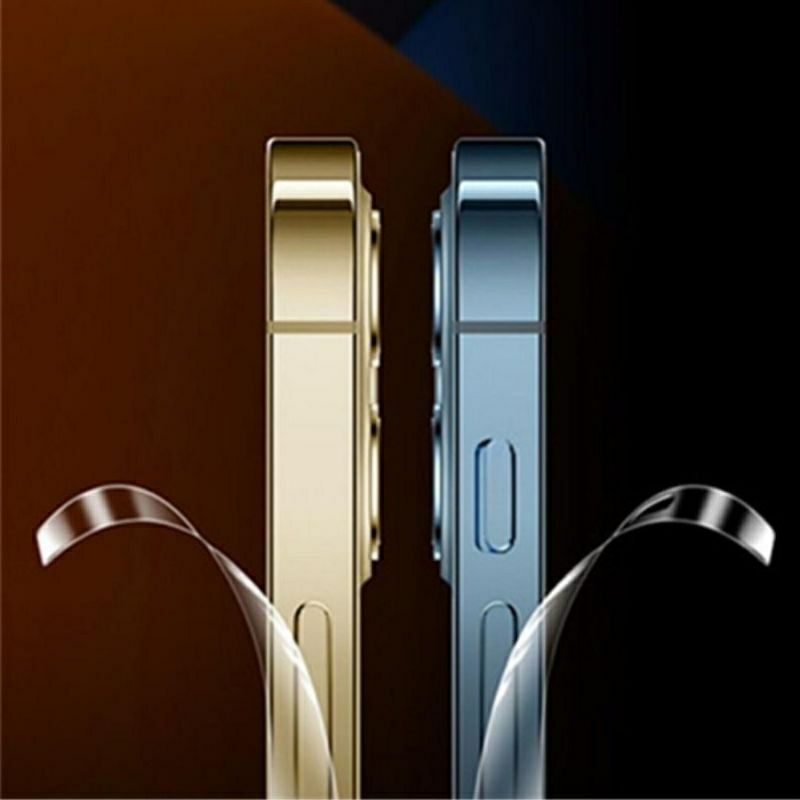 Anti Gores Bazel iPhone 13 Mini 13 13 Pro 13Pro Max Screen Guard Protector Bazel 4 Side Body Protector Hydrogel Plastik Jelly Bezel