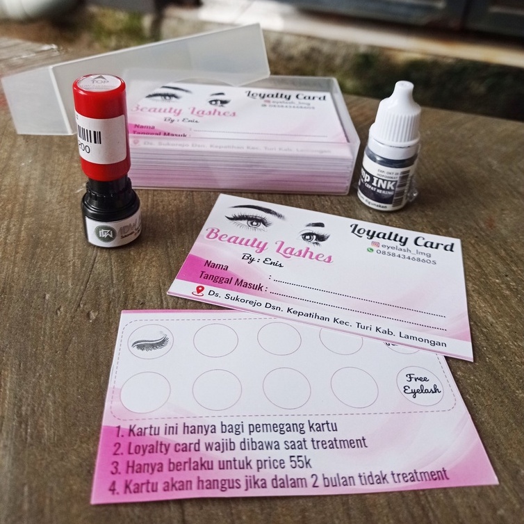 

Loyalty Card / Kartu Belanja / Member Card / Kartu Member / Kartu Promo / Stamp Card / Reward Card