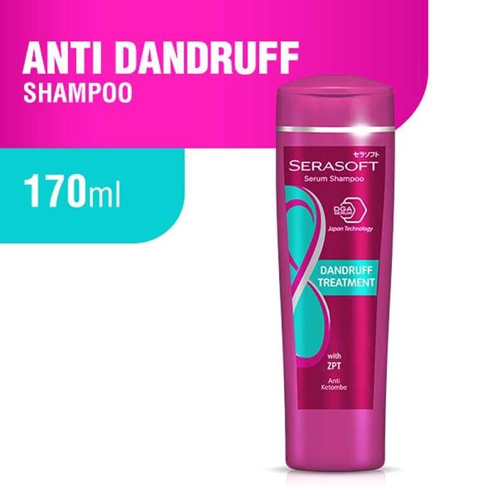 (BAYAR DI TEMPAT) SERASOFT Shampoo Dandruff (Shampoo Anti Ketombe) 170 mL