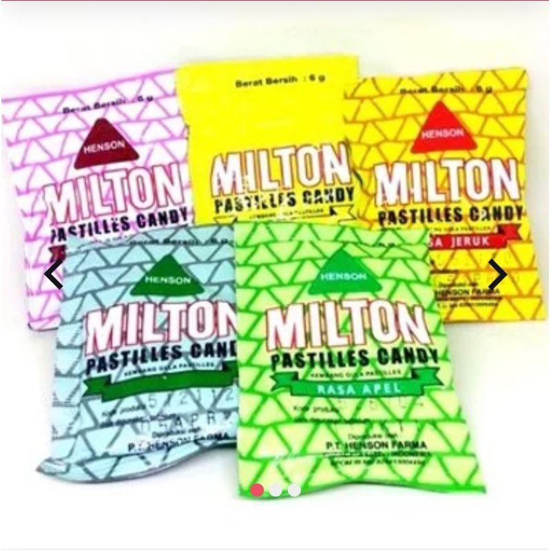 Permen Milton Pastilles Candy Sachet