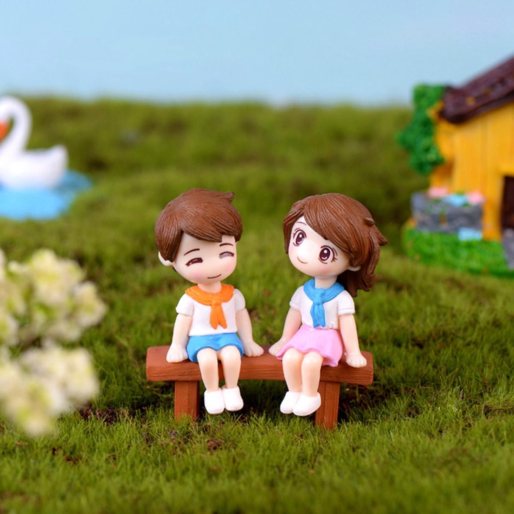 Agustina Boneka Miniatur Lanskap Mikro Rumah Boneka Lucu Mini Kreatif Sweety Lovers Figurine