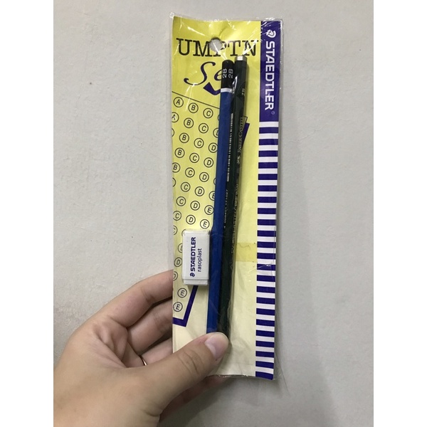 

1 set isi 2 pensil 2B dan 1 penghapus NEW