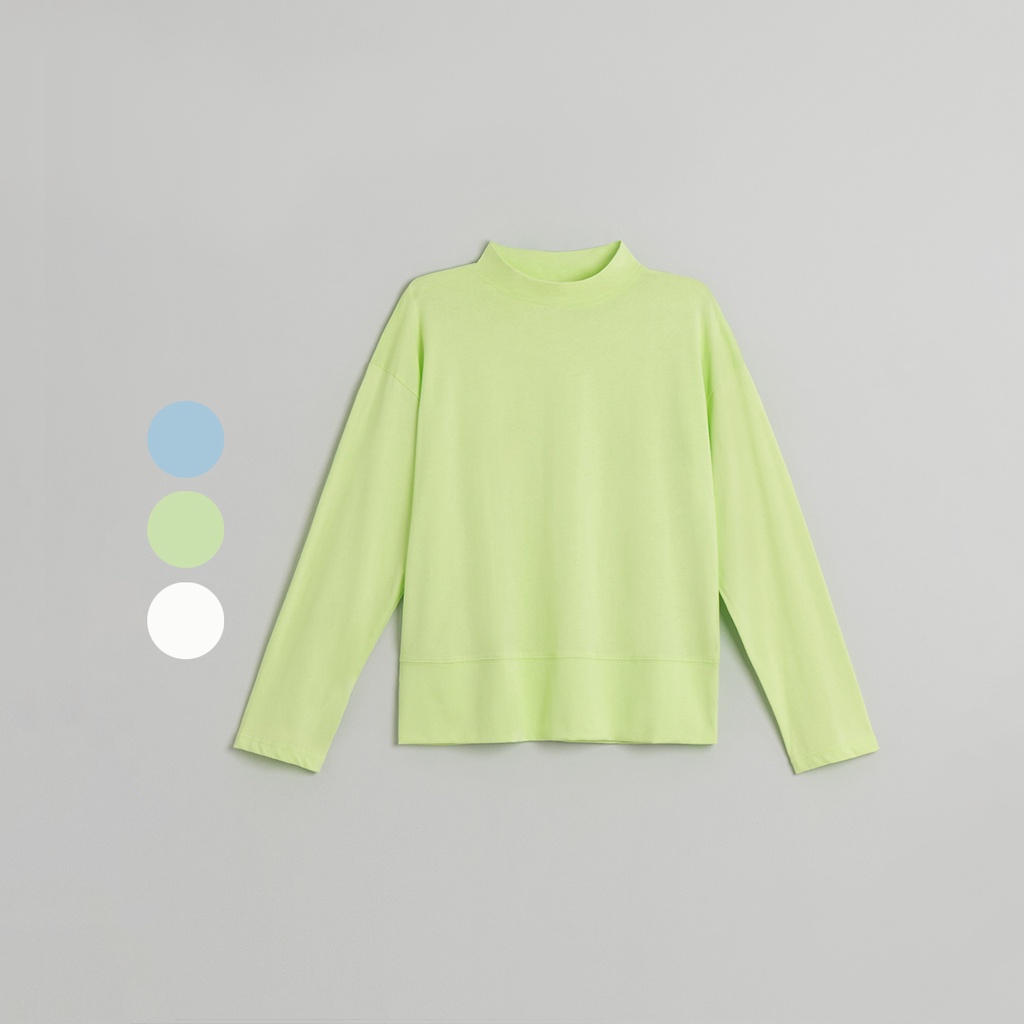 ODIVA Louisa Kaos T-Shirt Wanita Lengan Panjang - 3 Warna