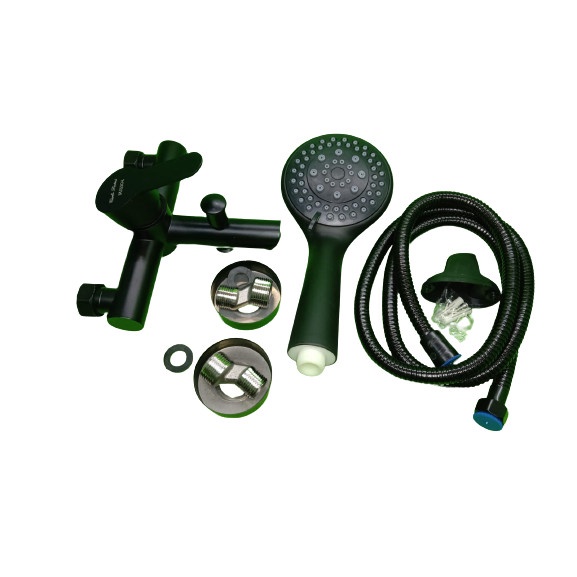 Kran Bakip Air Panas Dingin Keran Bathtub Shower Mixer Fiotini Black/ KRAN KERAN BAKIP SET BERKUALIT