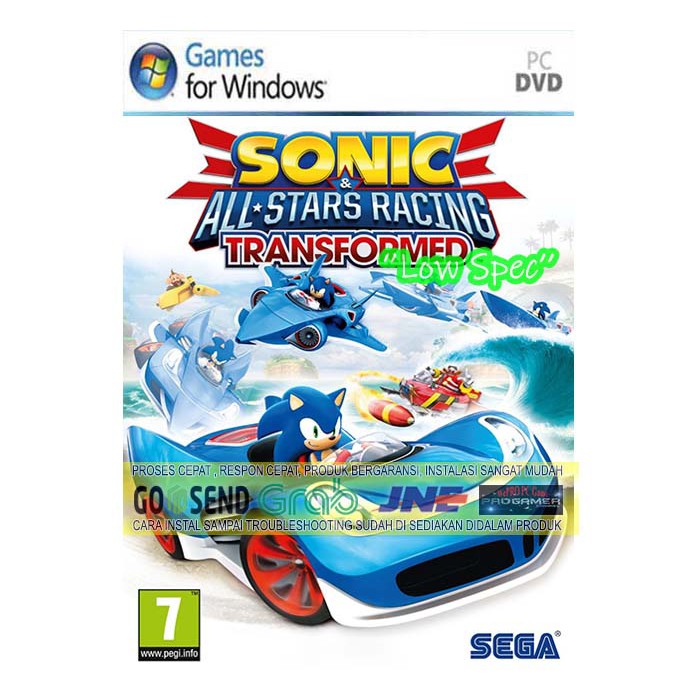 SONIC ALL STARS RACING TRANSFORMED | PC GAME | GAME PC LAPTOP