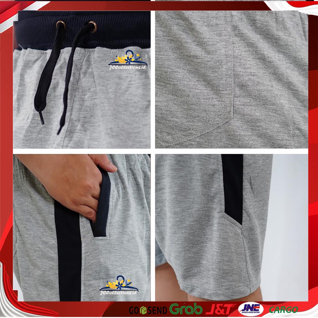 Celana Pendek Pria JUMBO Fashion Skott – Celana BIG SIZE Cowok 3XL Jogger Pants - JCCollections