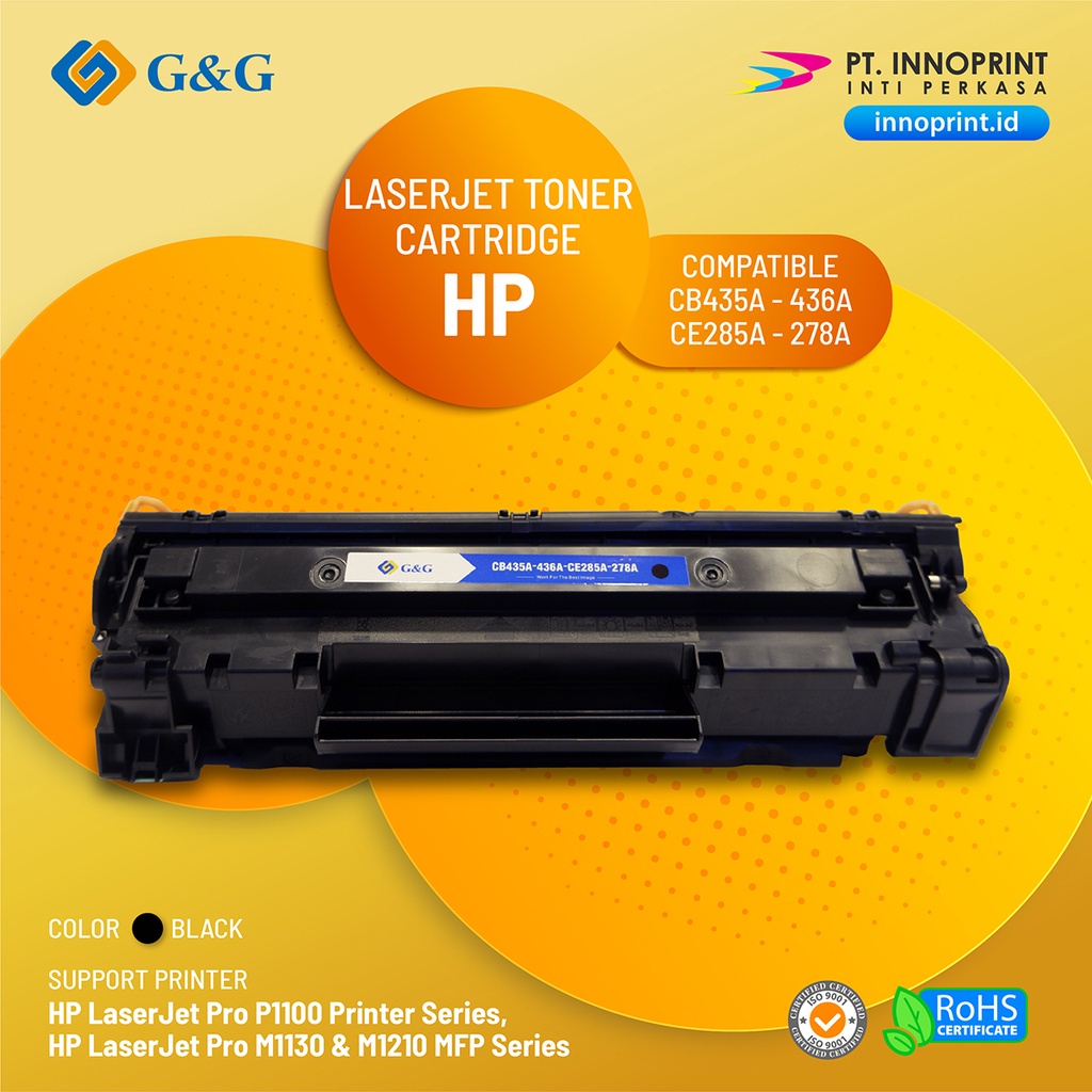 Compatible Toner CB435A, 436A, CE285A - 278A FOR printer HP Laserjet Pro P1100