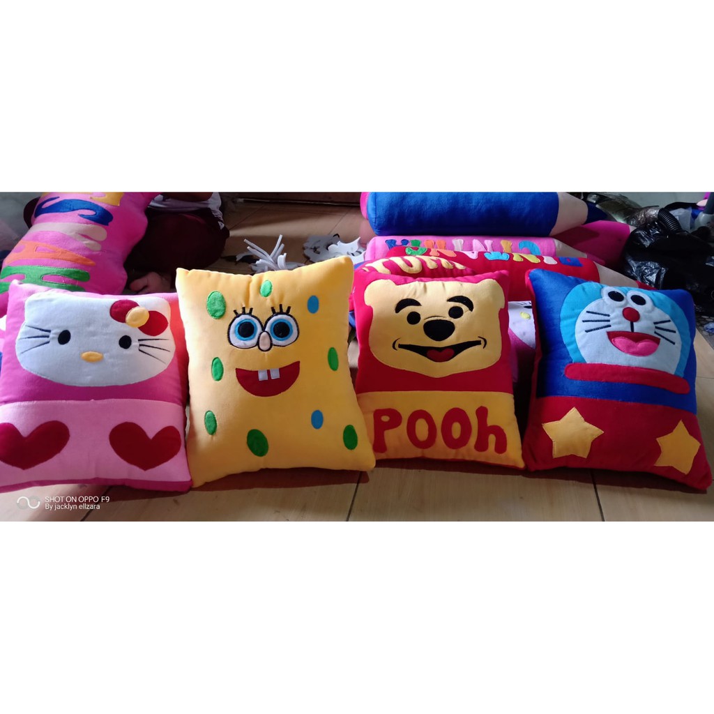 bantal nama karakter custom anak dan dewasa