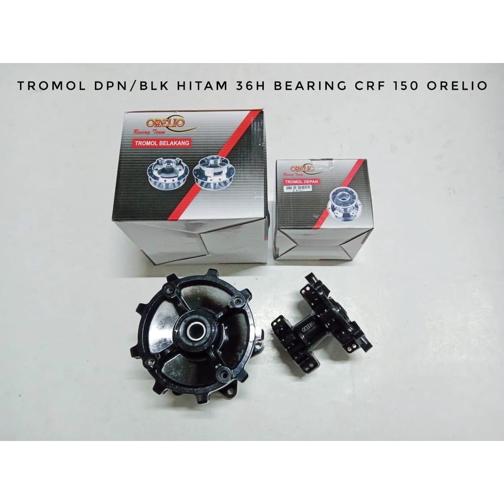 Tromol Depan/Belakang CRF 36 Hole Hitam