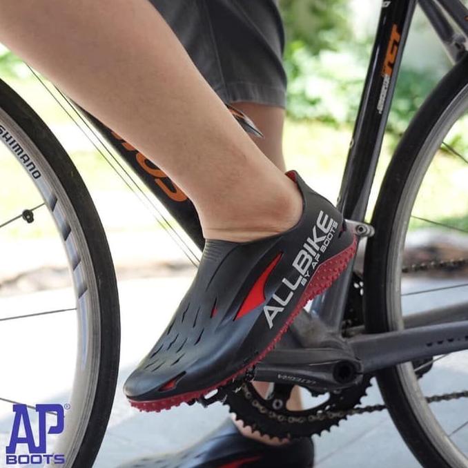 Jual "Sepatu Sepeda Motor All Bike 2 Hujan Pendek Karet Pvc Ap Boots Jual