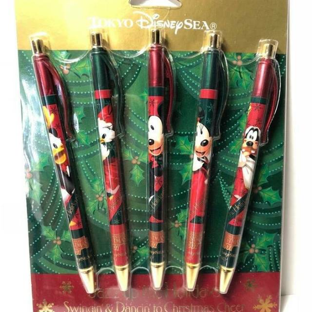 

Christmas disney pen set