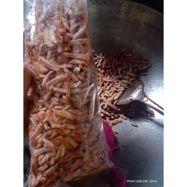 Basreng bumbu bujot daun jeruk terlaris netto 500gram LaelShop-Barbeque daun jeruk