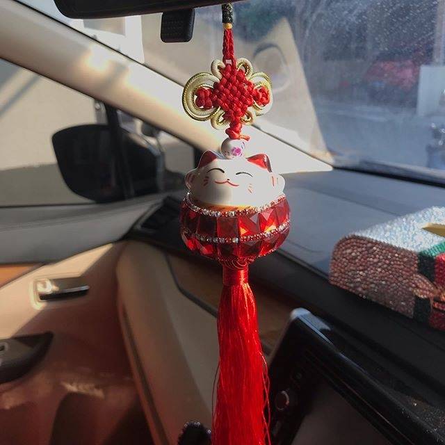 Lucky cat gantungan spion mobil interior kucing Gantungan kucing spion gantungan spion mobil luckey cat Hiasan mobil Lucky Cat Gantungan Interior Mobil Kucing