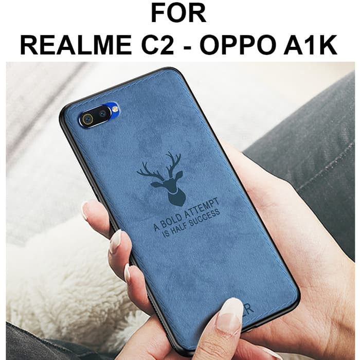Deer Case Realme C2 / case Oppo A1K / case hp / soft case / hard case
