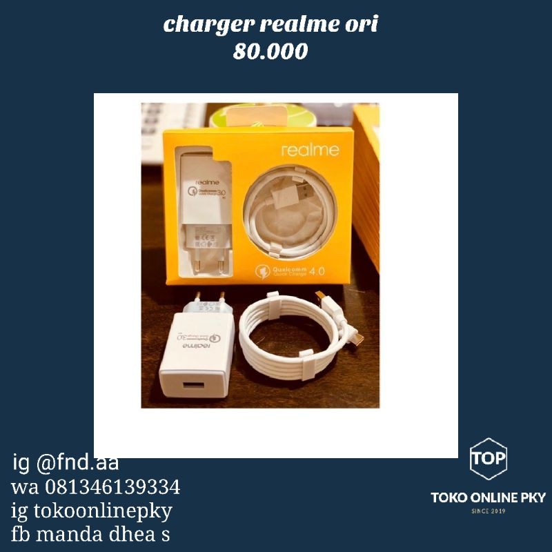 charger realme ori