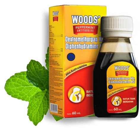 Obat Batuk Tidak Berdahak Woods Antitusive