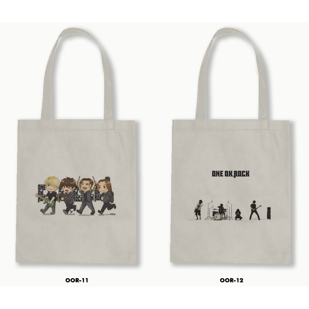 TOTE BAG BLACU - ONE OK ROCK .01