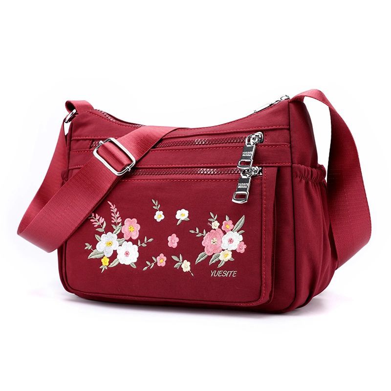 COD SALE 2.2 - TAS SELEMPANG WANITA | TAS BORDIR MIKRO | FASHION TAS SELEMPANG CASUAL SMALL FLOWER BORDIR BEAUTIFUL BAG TRAVEL SCHOOL BAG