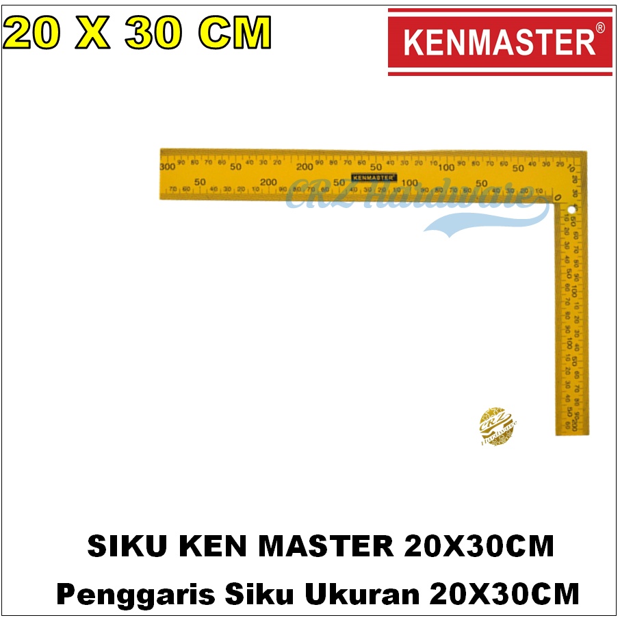 

Penggaris Siku Angle Square 20 X 30 X 2.0 Mm Siku tukang