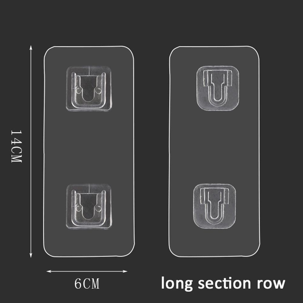 Nickolas1 Socket Holder Transparan 1/5Set Stand Self-adhesive Plug Shelf Wall Fixer Router Holder