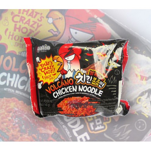 

Paldo Volcano Hot Chiken Noodle - Ramyeon Korea Rasa Ayam Pedas