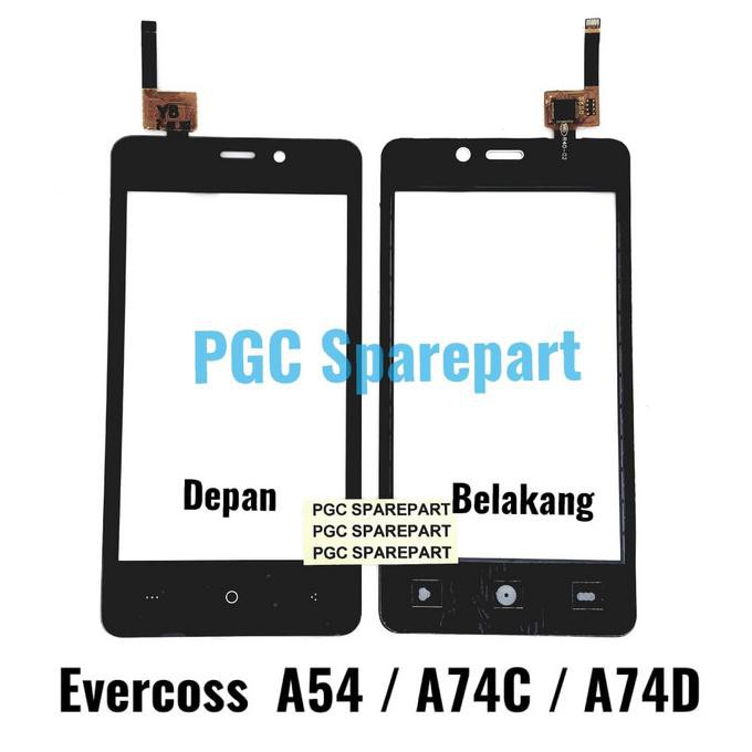 Touchscreen Original Touchscreen Evercoss A54 A74c A74d Layar Sentuh Ts Cross Putih Touchscreen Shopee Indonesia
