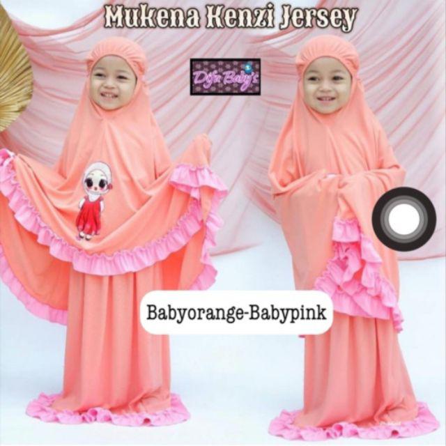 MUKENA ANAK LOL /LOL LED 3-5ERIN COLLECTION-Orenbaby-babypink