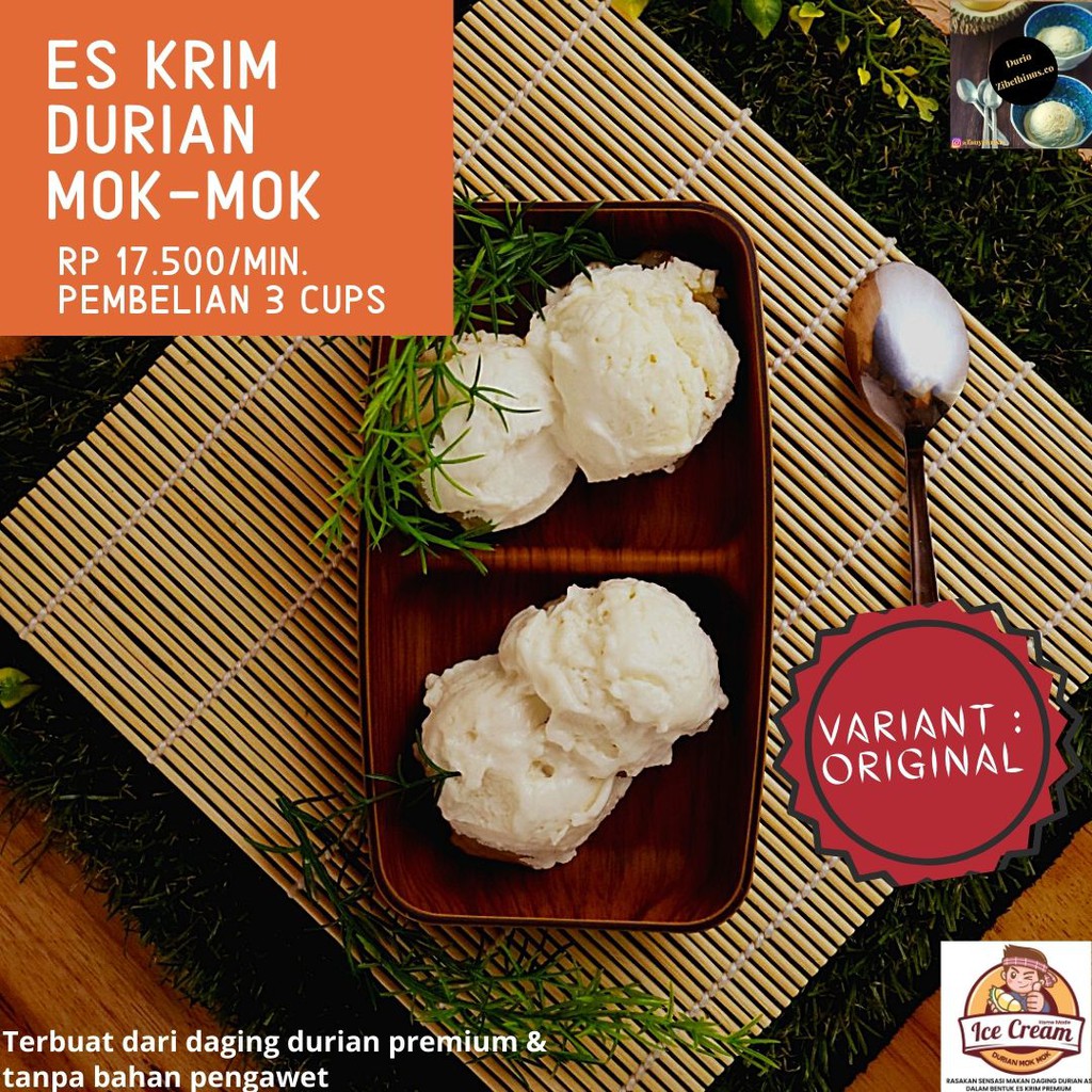 

Grosir Es Krim Durian Mok- Mok Original