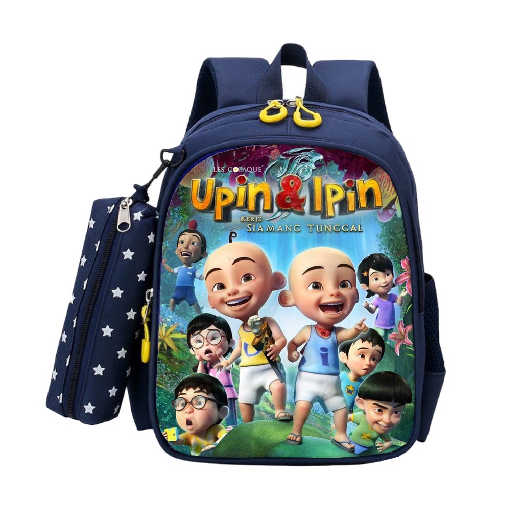 atm_76 - UPIN IPIN Tas Ransel sekolah Backpack Tas Sekolah untuk Anak Laki-laki perempuan sd tk paud kuliah kerja SUPER HERO