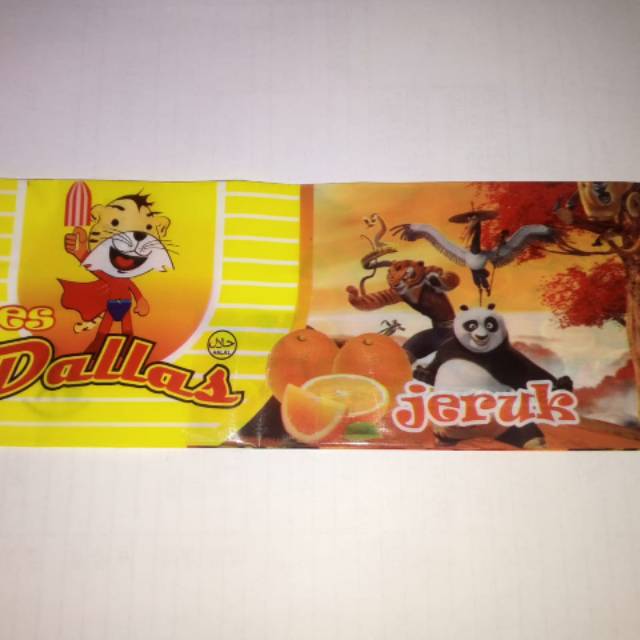 

KEMASAN ES LOLY 100pcs RASA JERUK