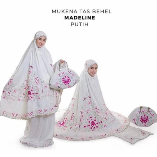 Mukena bordir mewah elegan Diskon