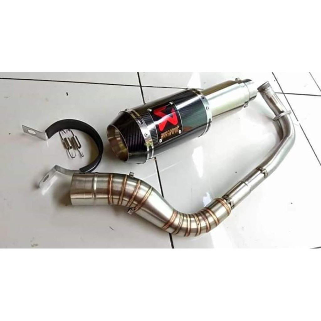 knalpot motor racing jupiter supra x125