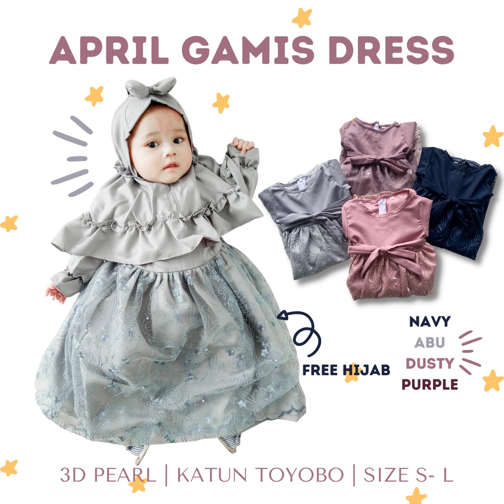 GROSIR APRIL gamis dress