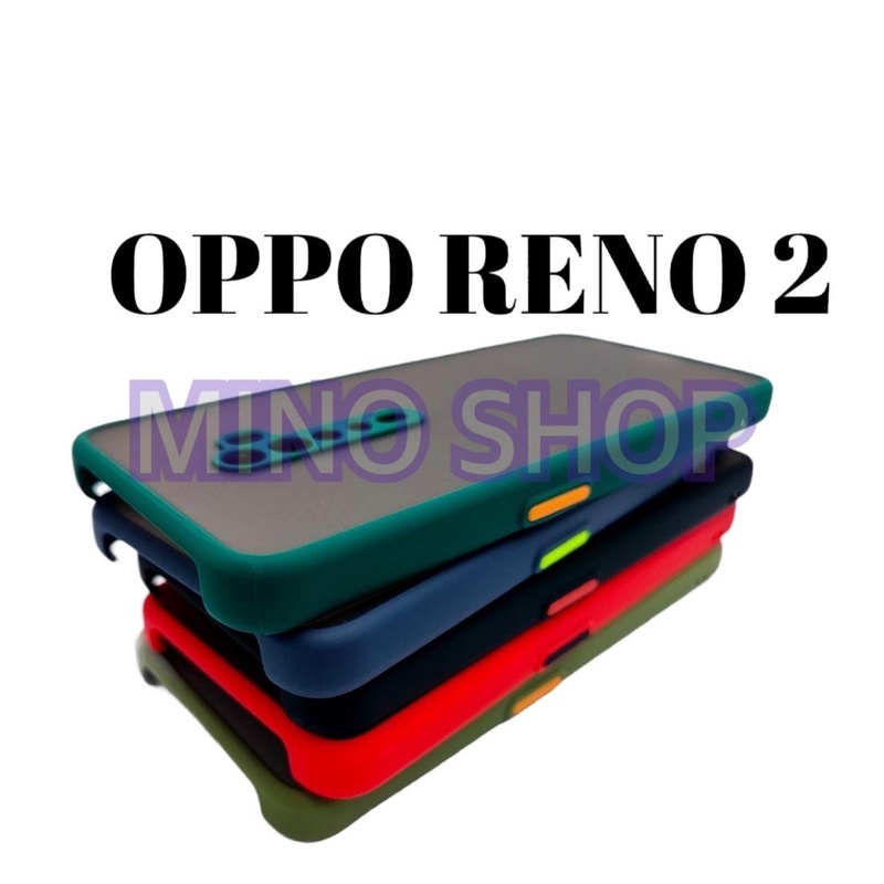 SOFTCASE OPPO RENO 2 - HARDCASE DOVE MYCHOICE PLUS PELINDUNG KAMERA - AERO CASE