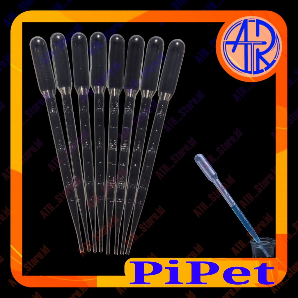 Pipet 3ml | Pipet Tetes | - Perlengkapan