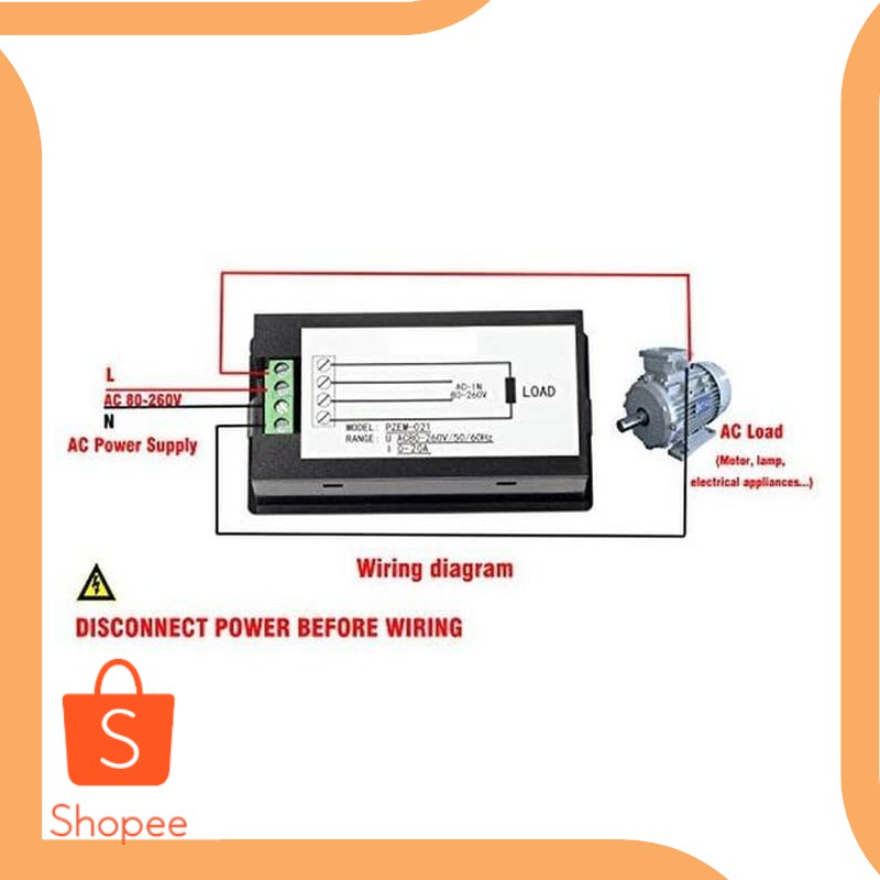 Dijual parts AC Digital Multimeter  Digital Multi Meter Volt Watt Ampere En Murah