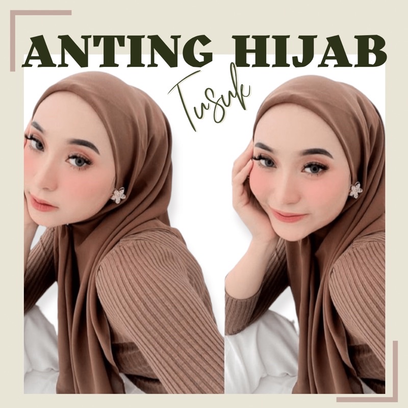 ANTING HIJAB TUSUK /TINDIK