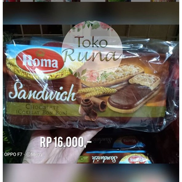 

Biskuit Roma Coklat Bon-Bon